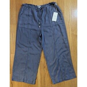 Joie Womens Large Elastic/Drawstring, 100% Lyocell Pants, Beige, Pocket New